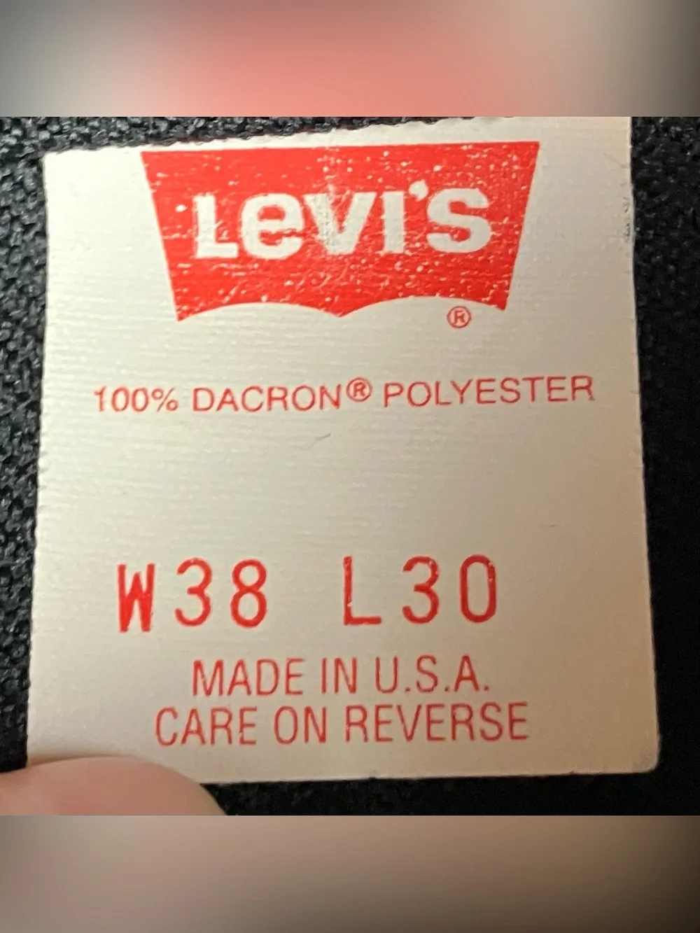 Vintage Levi's 517 Bootcut Pants Mens 38x30 Dacron Polyester USA (Lot Of 3).